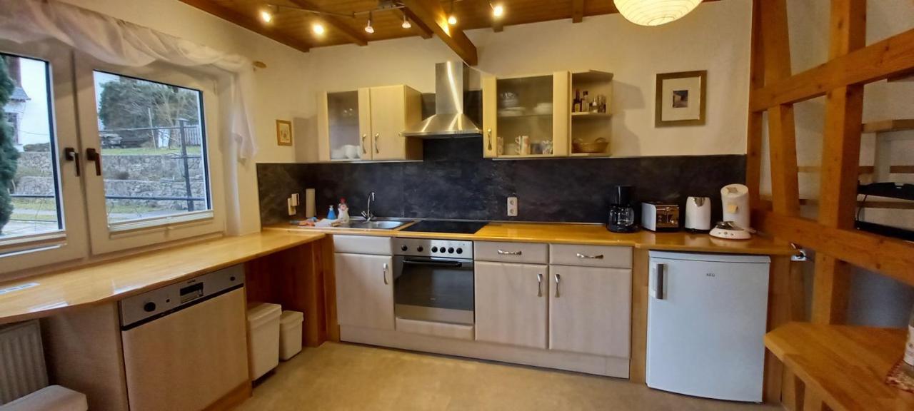 Saalfeld Saale Ferienhaus "Am Schleifenbach" מראה חיצוני תמונה